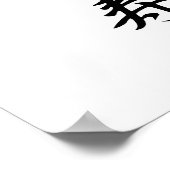 Japanse Kanji voor God van Vermoedelijkheid - Ebis Poster (Hoek)