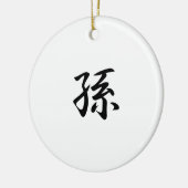 Japanse Kanji voor Grandson - Mago Keramisch Ornament (Links)