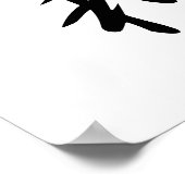 Japanse Kanji voor Harmonie - Chouwa Poster (Hoek)