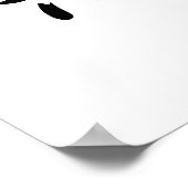 Japanse Kanji voor het aambeeld - Aku Poster (Hoek)