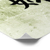 Japanse Kanji voor Husband en Wife - Fuufu Poster (Hoek)