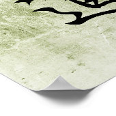 Japanse Kanji voor Judo - Juudou Poster (Hoek)