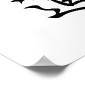 Japanse Kanji voor Judo - Juudou Poster (Hoek)