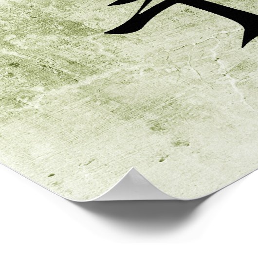 Japanse Kanji voor Karate - Karate Poster (Hoek)