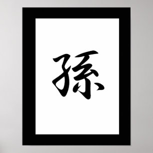 Japanse Kanji voor kleindochter - mago Poster
