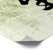 Japanse Kanji voor leraar - Sensei Poster (Hoek)