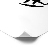 Japanse Kanji voor vrijheid - Jiyuu Poster (Hoek)