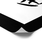 Japanse Kanji voor vrijheid - Jiyuu Poster (Hoek)