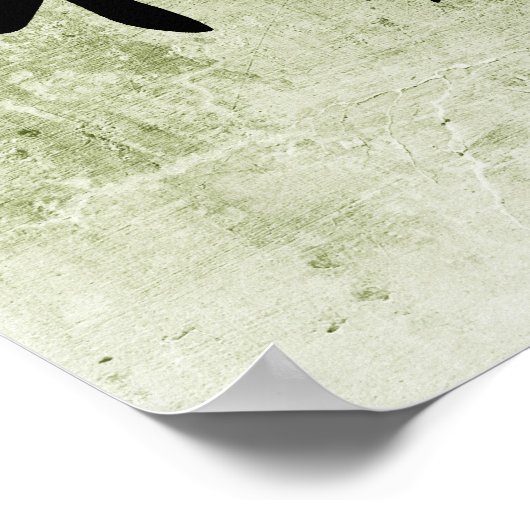 Japanse Kanji voor Zen - Zen Poster (Hoek)