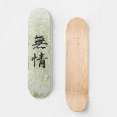Japanse Kanji voor Ziekenloosheid - Mujou Skateboard (Voorkant)