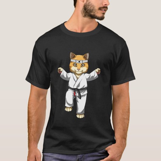 Japanse Karate en Karetka Kat T-shirt (Voorkant)