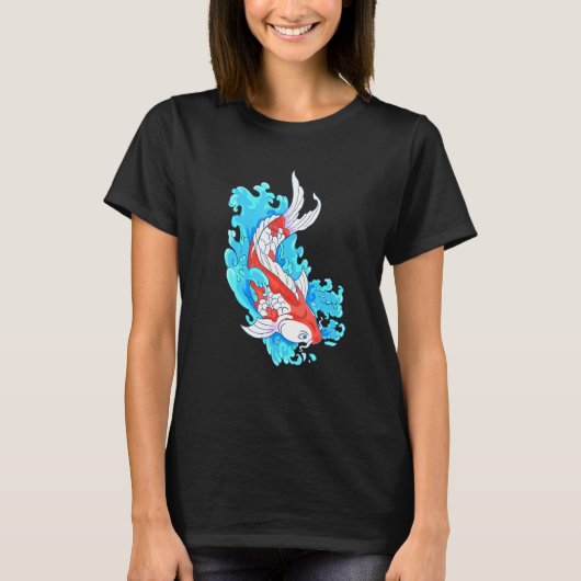 Japanse karp Koi Fish T-shirt (Voorkant)
