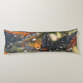 Japanse karp Koi viszwemmen Lichaamskussen (Achterkant)