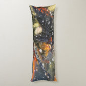 Japanse karp Koi viszwemmen Lichaamskussen (Achterkant (Verticaal))