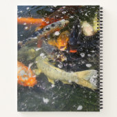 Japanse karp Koi viszwemmen Notitieboek (Achterkant)