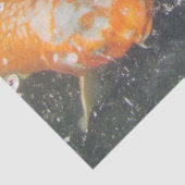 Japanse karp Koi viszwemmen Tissuepapier (Detail)