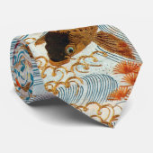  Japanse karper en stromend water Stropdas (Opgerold)