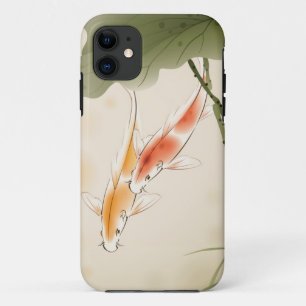 Japanse karper zwemt in lotusvijver iPhone 11 hoesje
