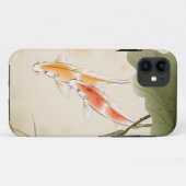 Japanse karper zwemt in lotusvijver Case-Mate iPhone case (Achterkant (horizontaal))