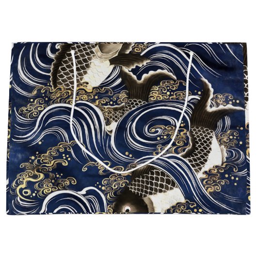 Japanse karpers Gift Bag Groot Cadeauzakje (Voorkant)