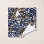 Japanse karpers handdoek (Wasdoekje)