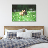 Japanse kat 4 canvas afdruk (Insitu (Slaapkamer))
