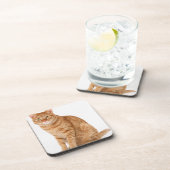 Japanse kat bier onderzetter (Rechterzijde)