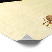 Japanse kat die spinnenkunst bekijkt Poster (Hoek)