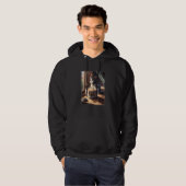 Japanse kat eet tonkotsu ramen hoodie (Voorkant volledig)