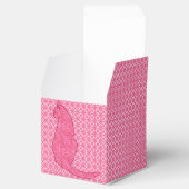 Japanse kat - Fuchsia roze batik Bedankdoosjes (Geopend)