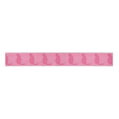Japanse kat - Fuchsia roze batik Grosgrain Lint (Voorkant)