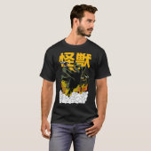 Japanse kat Japan Kaiju Monster Manga goku T-shirt (Voorkant volledig)
