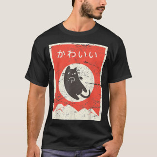  Japanse kat Kawaii Anime T-shirt