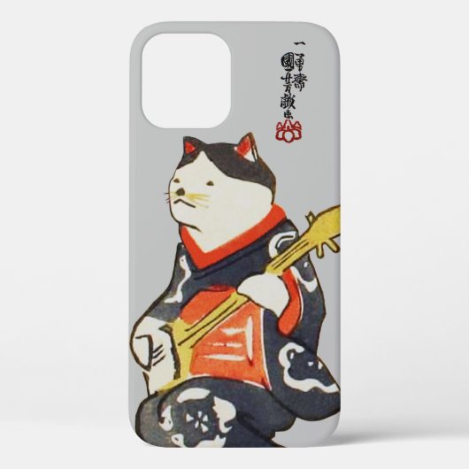 Japanse kat, Kuniyoshi, Ukiyoe Case-Mate iPhone Case (Achterkant)