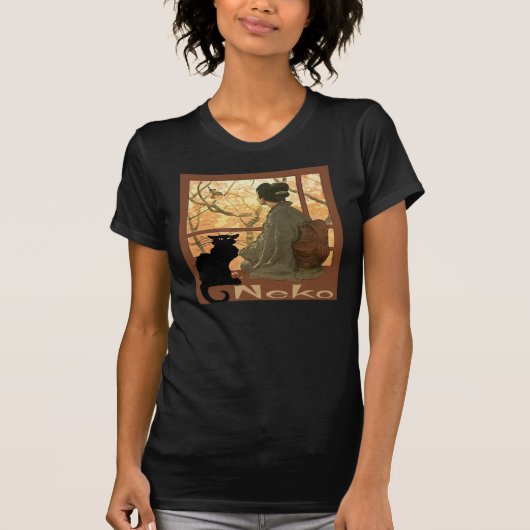 Japanse kat Neko T-shirt (Voorkant)