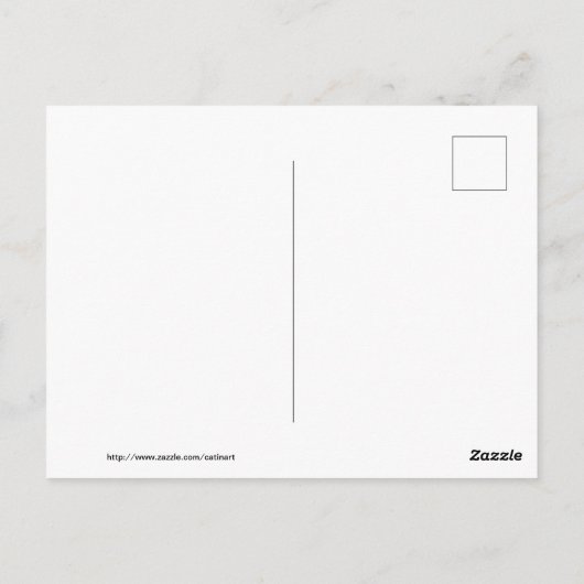 Japanse kat, Takeuchi Seihō, Japanse kunst Briefkaart (Achterkant)