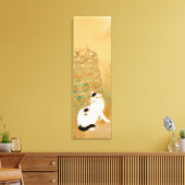 Japanse kat, Takeuchi Seihō, Japanse kunst Canvas Afdruk (Insitu (Woonkamer))