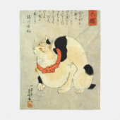 Japanse kat, Utagawa Kuniyoshi Fleece Deken (Voorkant)