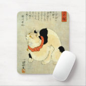Japanse kat, Utagawa Kuniyoshi Muismat (Met muis)