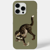 Japanse kat vangen een kikker Case-Mate iPhone case (Achterkant)