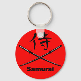 Japanse Katana en Samurai Kanji Sleutelhanger