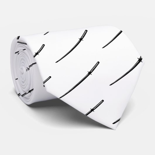 Japanse Katana Stropdas (Opgerold)