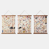  Japanse katten door Utagawa Kuniyoshi Hangend Wandkleed (Driedubbel)