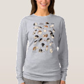 Japanse katten, Hiroshige, Ukiyo-e T-shirt (Voorkant)