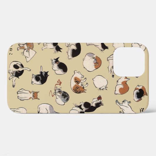 Japanse katten (kleurenkooster) Case-Mate iPhone case (Achterkant (horizontaal))