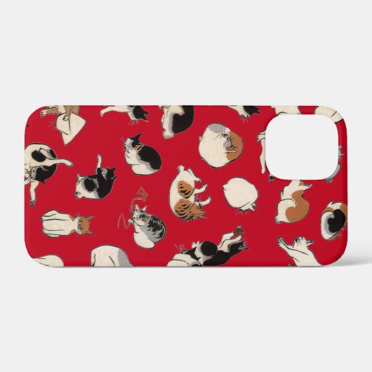 Japanse katten (kleurenkooster) Case-Mate iPhone case (Achterkant (horizontaal))