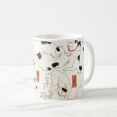 Japanse katten koffiemok (Voorkant rechts)