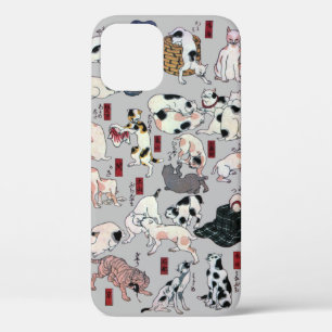Japanse katten, Kuniyoshi (kleurenscensuur) Case-Mate iPhone Case