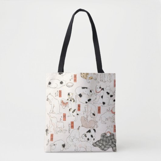  japanse katten tote bag (Voorkant)