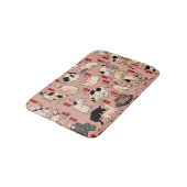 Japanse katten Ukiyo-e Funny kat Badmat (Gekanteld)